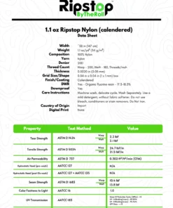 Ripstop By The Roll 1.1 Oz Ripstop Nylon - Full Roll