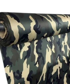 Ripstop By The Roll 1.1 Oz Silpoly - Woodland Camo - Full Roll