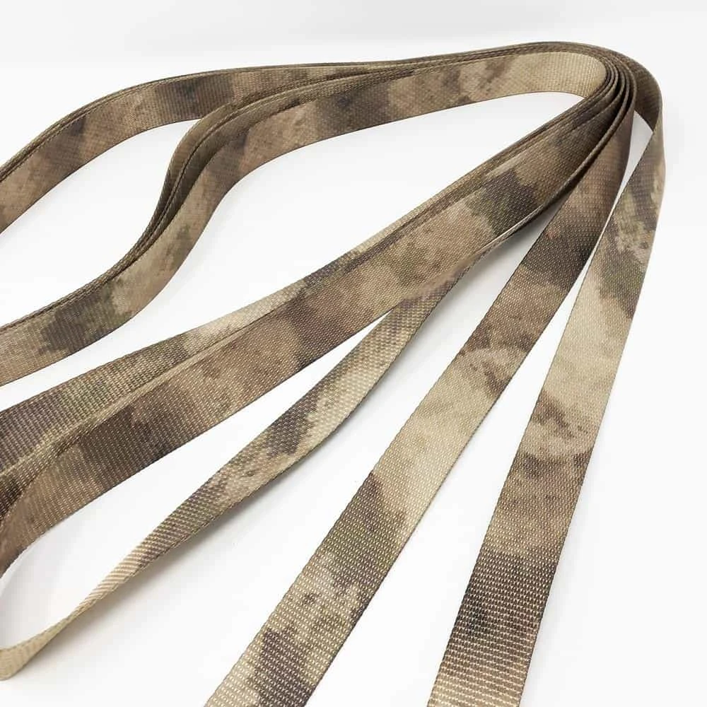 Ripstop By The Roll Narrow Goods 1" Polyester Webbing 1500 Lb - A-TACs Camo