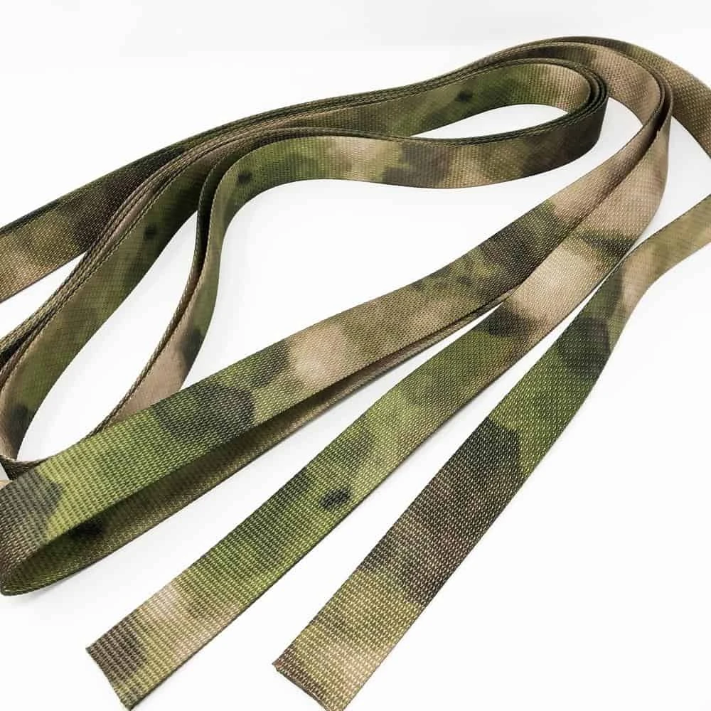 Ripstop By The Roll Narrow Goods 1" Polyester Webbing 1500 Lb - A-TACs Camo