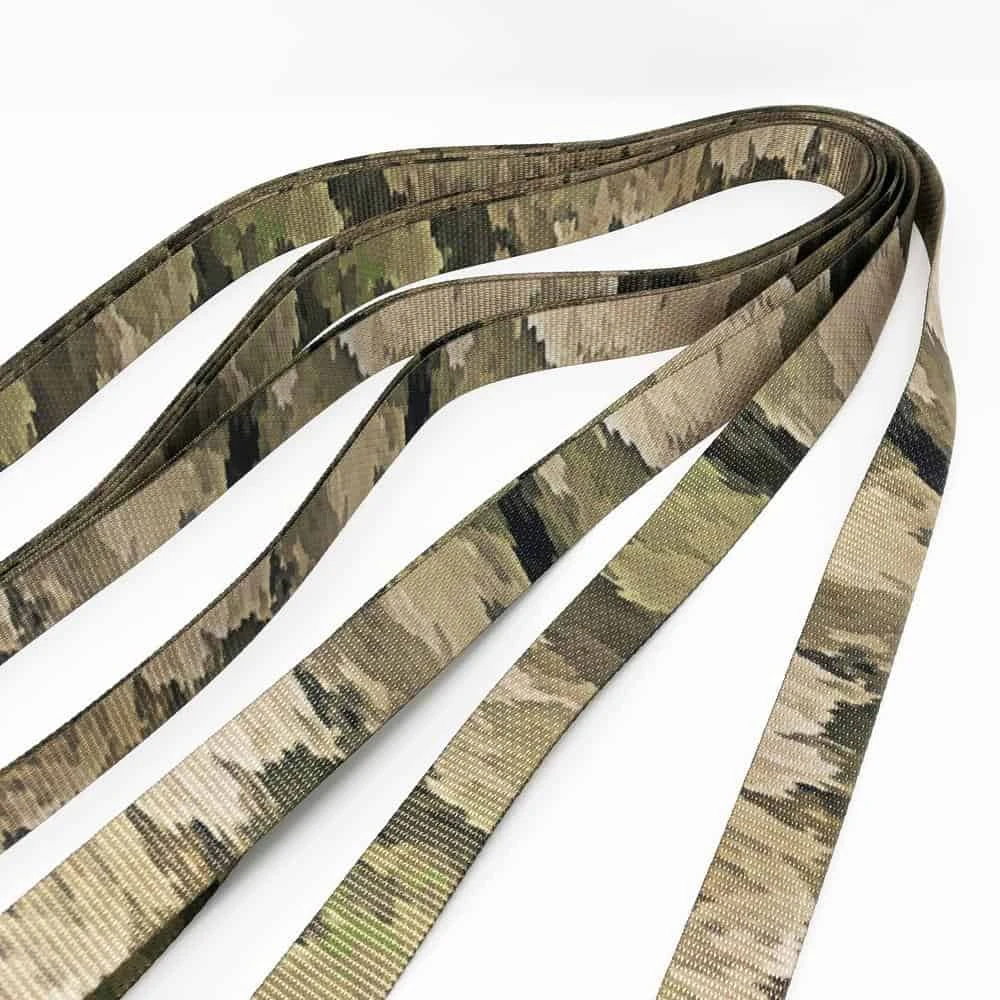 Ripstop By The Roll Narrow Goods 1" Polyester Webbing 1500 Lb - A-TACs Camo