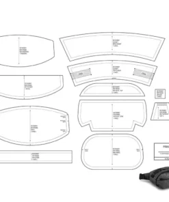 Ripstop By The Roll Everyday Fanny Pack Template/Pattern Bundle Bag Buff