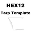 Ripstop By The Roll Tarps/Shelters HEX Tarp Template