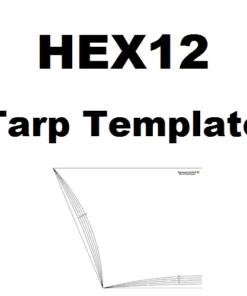 Ripstop By The Roll Tarps/Shelters HEX Tarp Template