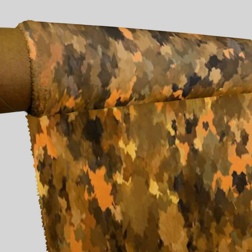 HKOutdoors Fallen Leaves Fabric Print - Ready to Ship | High-Quality Original Design 3 HKOutdoors Fallen Leaves - Original