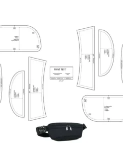 Ripstop By The Roll Simple Series Fanny Pack Template/Pattern Bundle