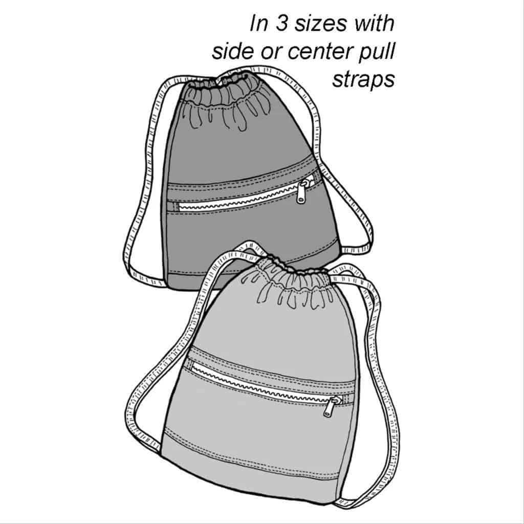 Ripstop By The Roll String Bag Pattern - DIY Packs & Bags Template 3 Ripstop By The Roll Packs/Bags String Bag Pattern