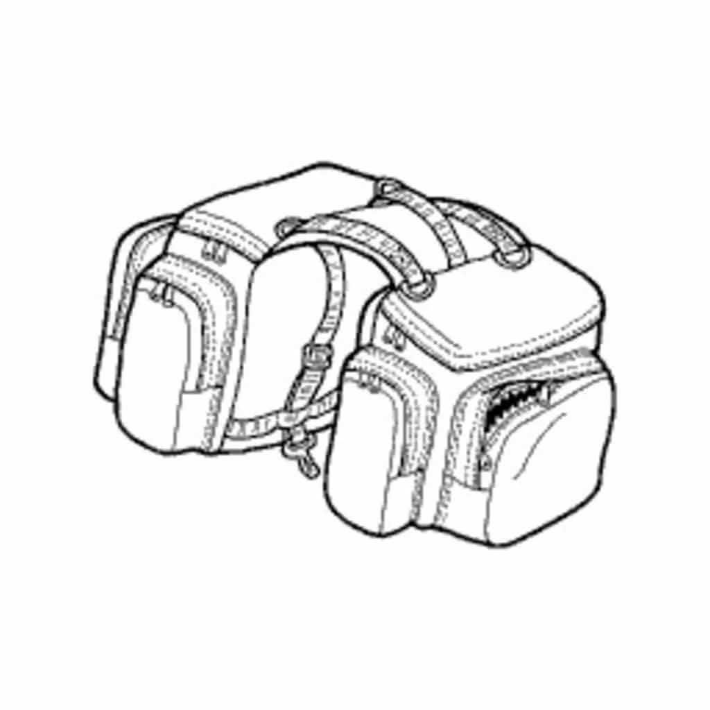 Ripstop By The Roll Bike Saddlebags Pattern Pack - DIY Packs/Bags Templates for Cyclists 3 Ripstop By The Roll Bike Saddlebags Pattern Packs/Bags